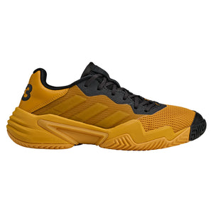 Women`s Y-3 Barricade 13 Tennis Shoes Orbit Grey and Black Footwear Adidas