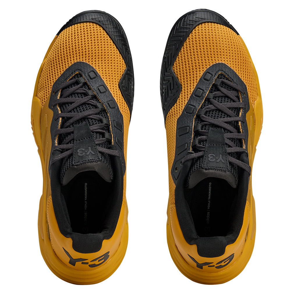 Women`s Y-3 Barricade 13 Tennis Shoes Orbit Grey and Black Footwear Adidas