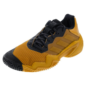 Women`s Y-3 Barricade 13 Tennis Shoes Orbit Grey and Black Footwear Adidas