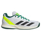 Men`s Courtflash Pickleball Shoes Core Black and Collegiate Green Footwear Adidas