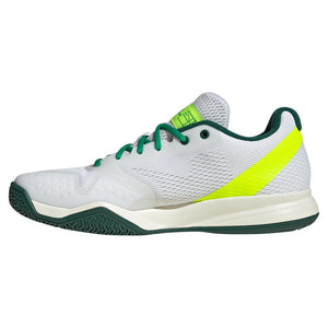 Men`s Courtflash Pickleball Shoes Core Black and Collegiate Green Footwear Adidas