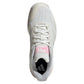Women`s Courtflash Pickleball Shoes White and Lucid Pink Footwear Adidas