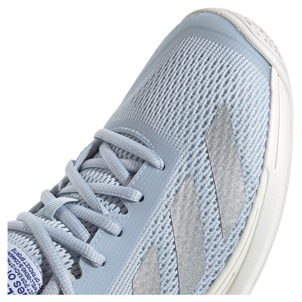 Women`s Courtflash Pickleball Shoes Halo Blue and Lucid Blue Footwear Adidas