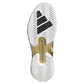 Men`s adizero Ubersonic 5 Tennis Shoes Footwear White and Core Black Footwear Adidas