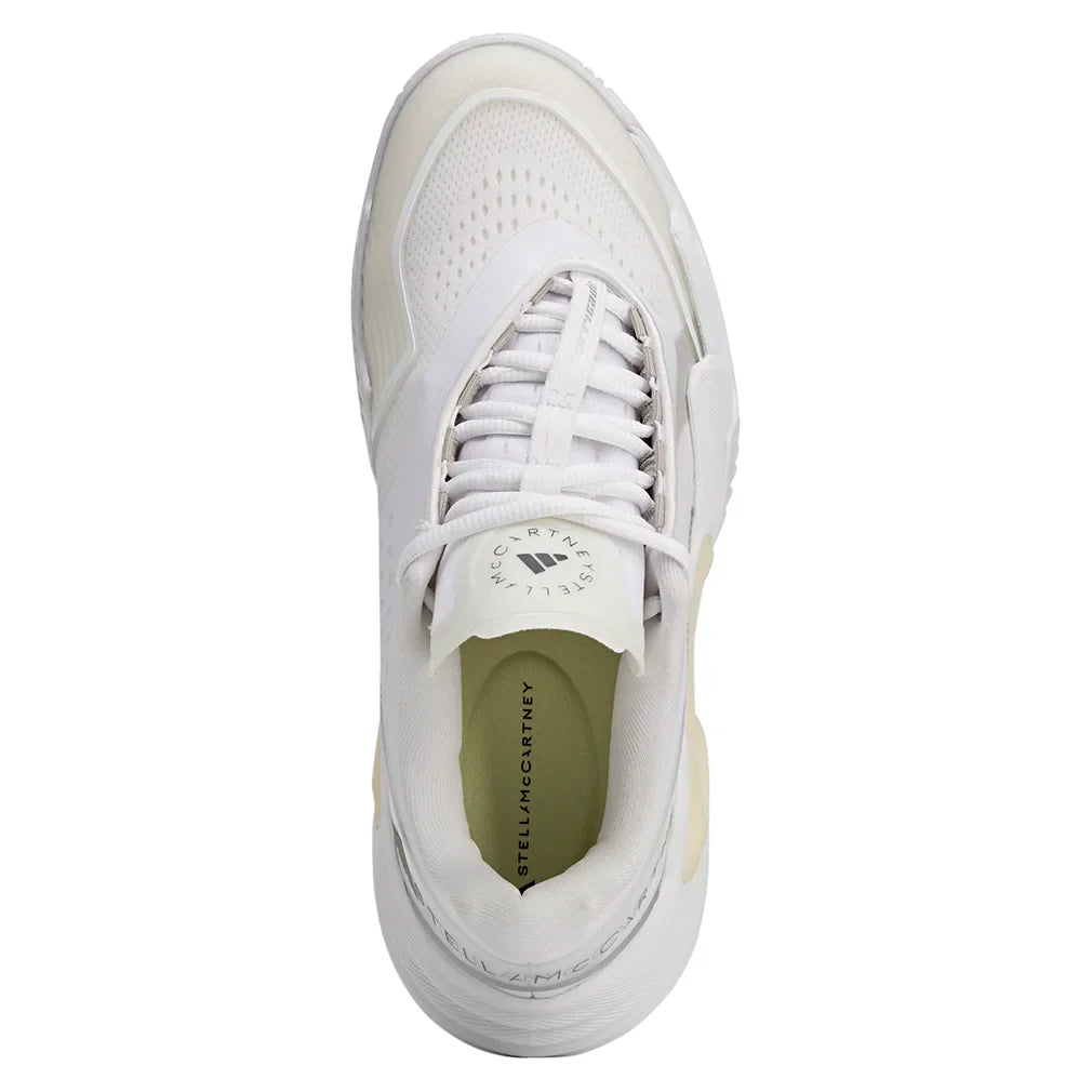 Women`s Stella McCartney Barricade Tennis Shoes Footwear White and Almond Milk Footwear Adidas