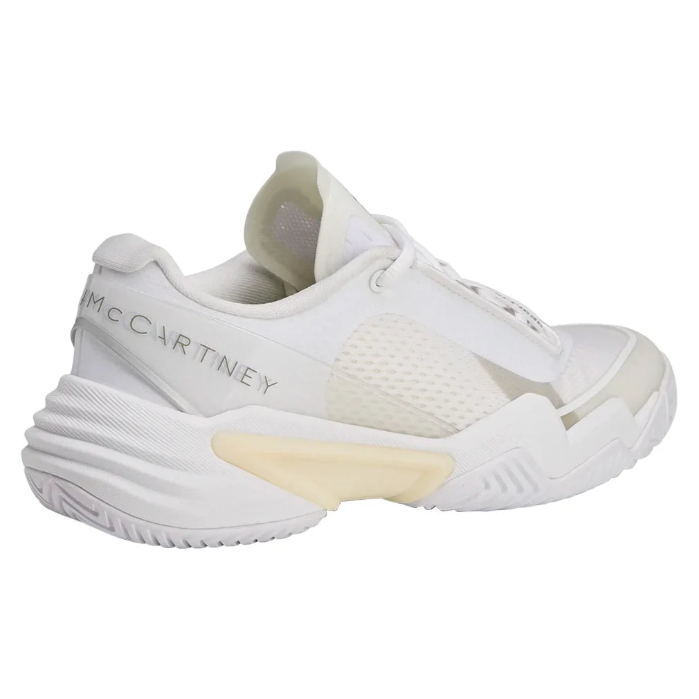 Women`s Stella McCartney Barricade Tennis Shoes Footwear White and Almond Milk Footwear Adidas