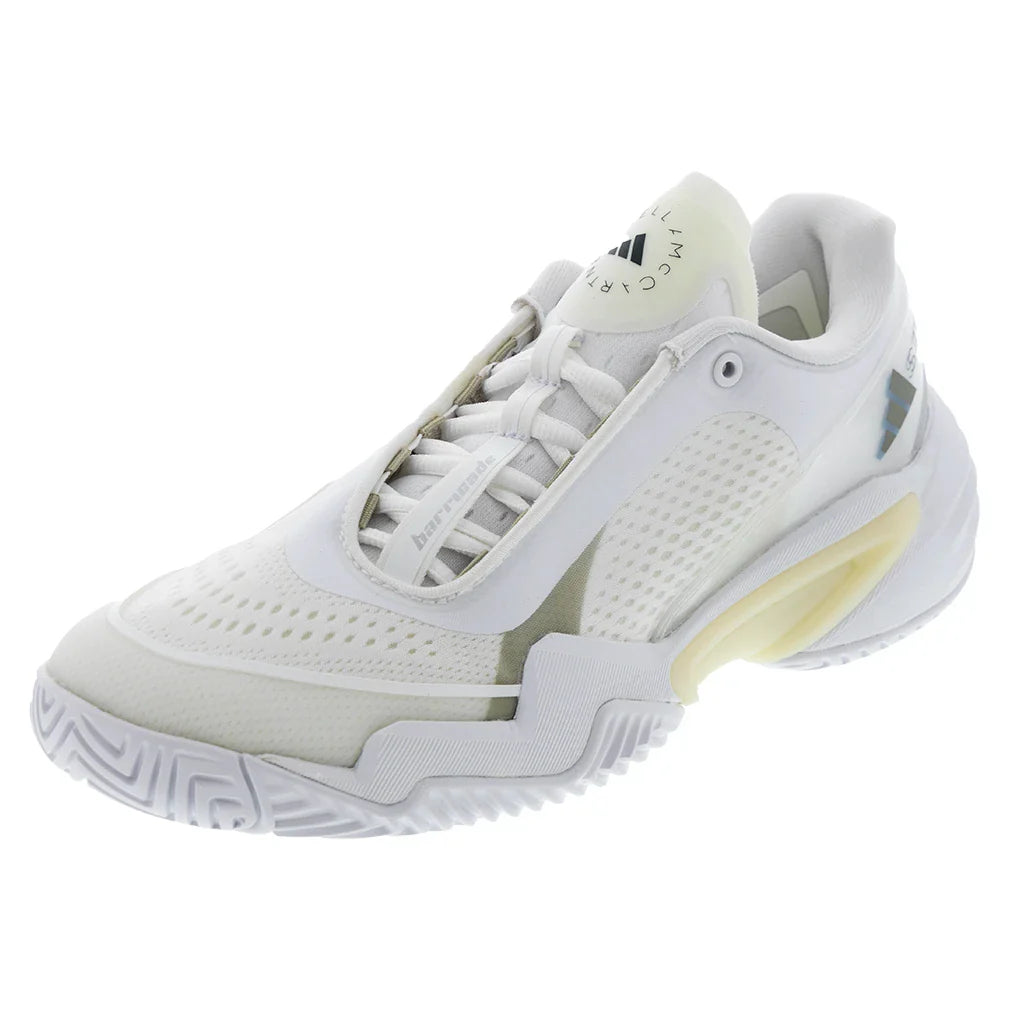 Women`s Stella McCartney Barricade Tennis Shoes Footwear White and Almond Milk Footwear Adidas