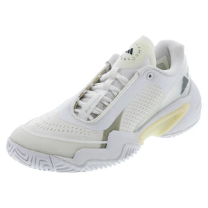 Women`s Stella McCartney Barricade Tennis Shoes Footwear White and Almond Milk Footwear Adidas