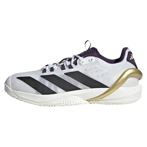 Men`s adizero Cybersonic 2 Tennis Shoes Footwear White and Core Black Footwear Adidas