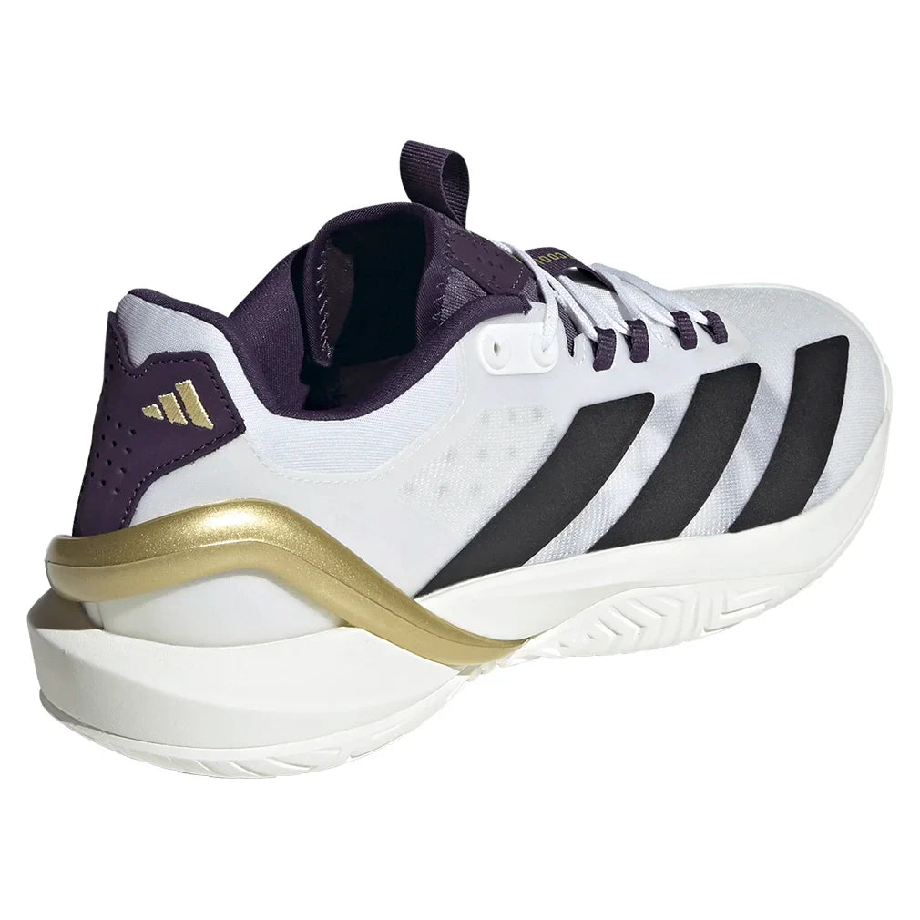 Men`s adizero Cybersonic 2 Tennis Shoes Footwear White and Core Black Footwear Adidas