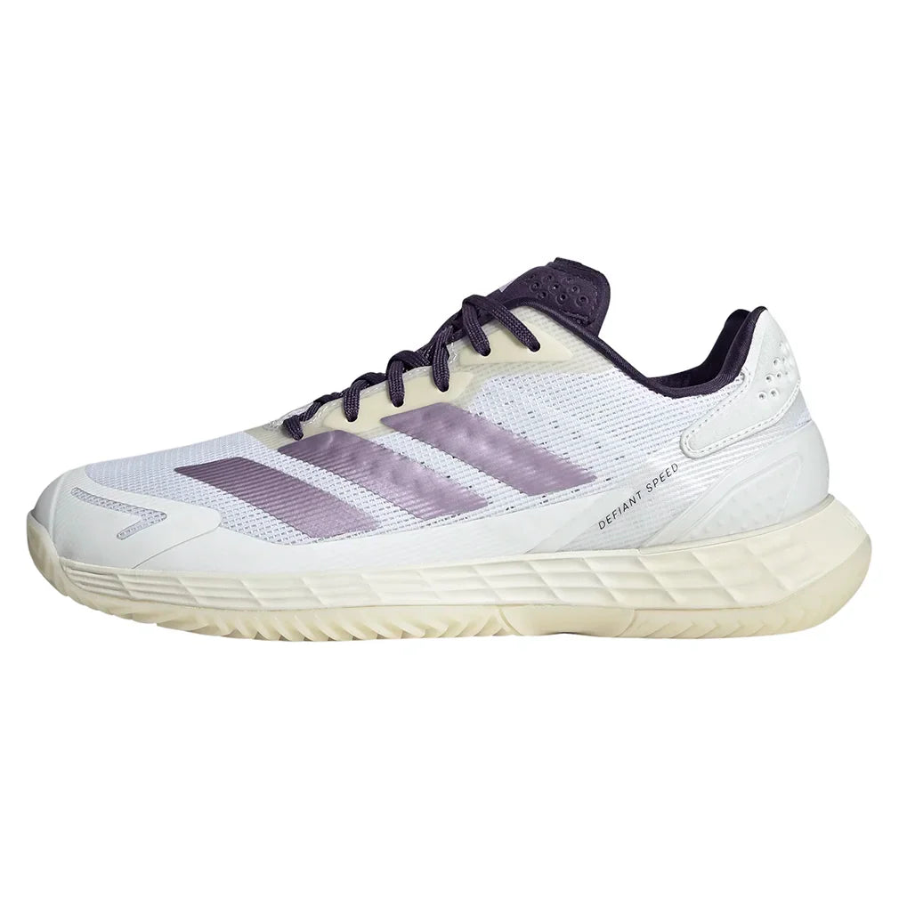 Women`s Defiant Speed 2 Tennis Shoes Footwear White and Powder Plum Footwear Adidas