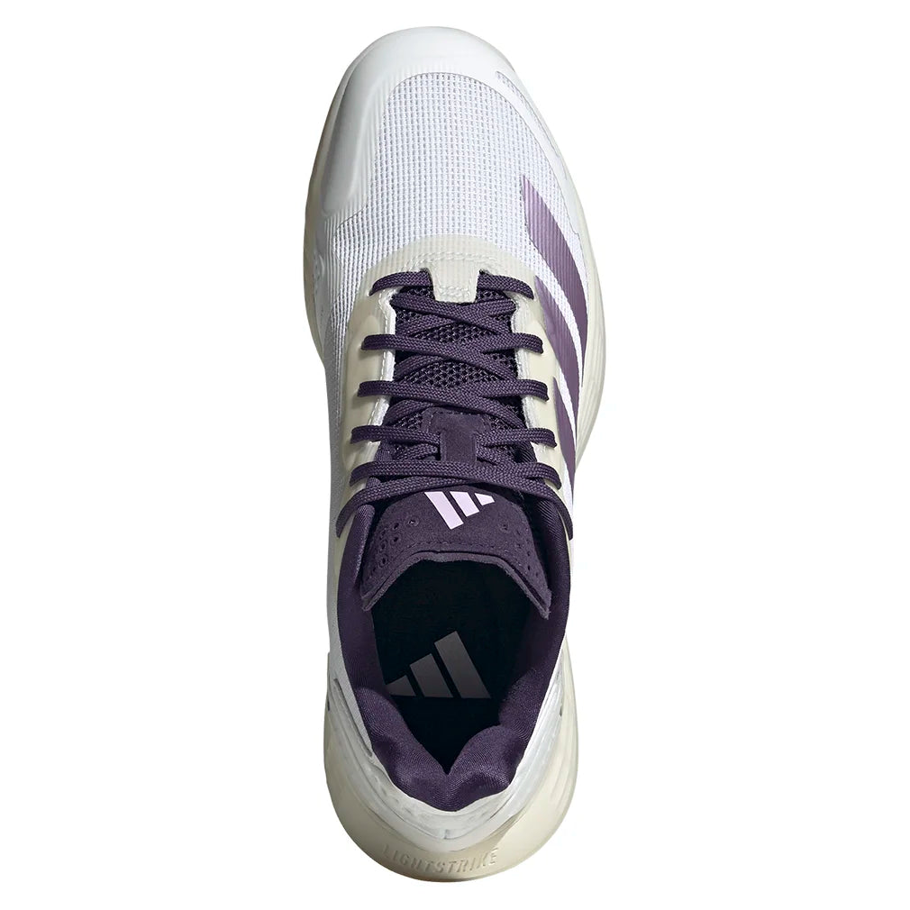 Women`s Defiant Speed 2 Tennis Shoes Footwear White and Powder Plum Footwear Adidas