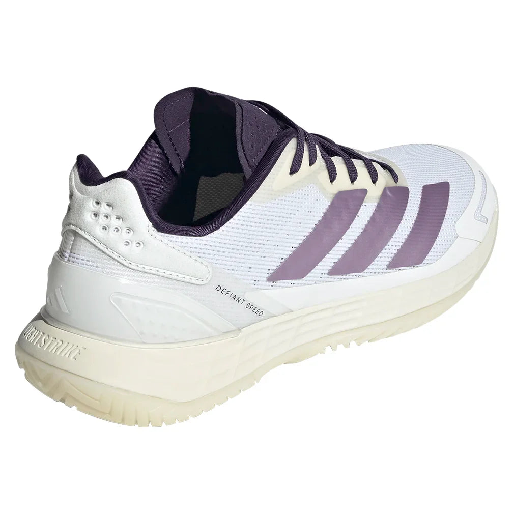 Women`s Defiant Speed 2 Tennis Shoes Footwear White and Powder Plum Footwear Adidas
