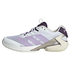 Women`s adizero Ubersonic 5 Tennis Shoes Footwear White and Powder Plum Footwear Adidas