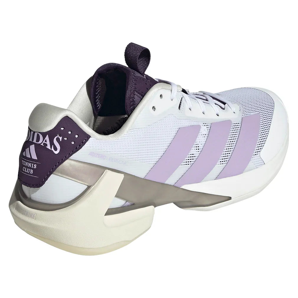 Women`s adizero Ubersonic 5 Tennis Shoes Footwear White and Powder Plum Footwear Adidas