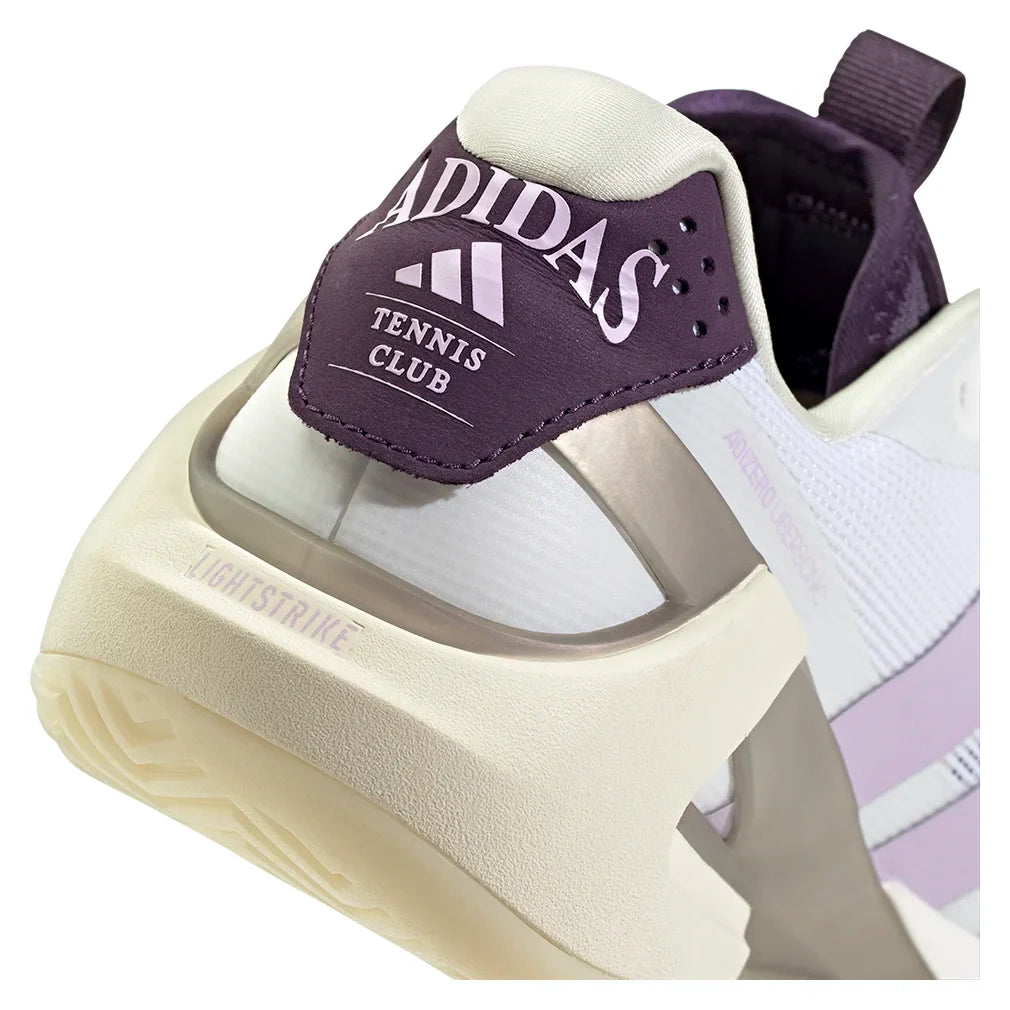 Women`s adizero Ubersonic 5 Tennis Shoes Footwear White and Powder Plum Footwear Adidas