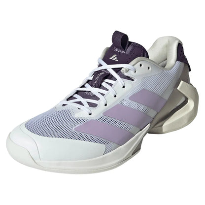 Women`s adizero Ubersonic 5 Tennis Shoes Footwear White and Powder Plum Footwear Adidas