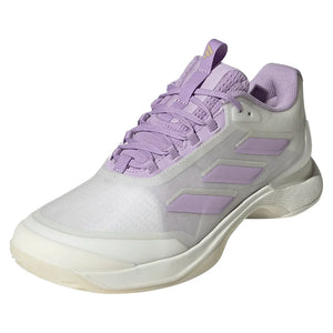Women`s Avacourt 2 Tennis Shoes Core White and Powder Plum Footwear Adidas
