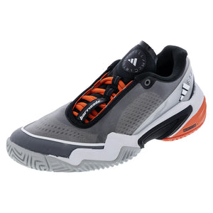 Women`s Stella McCartney Barricade Tennis Shoes Footwear White and Charcoal Footwear Adidas