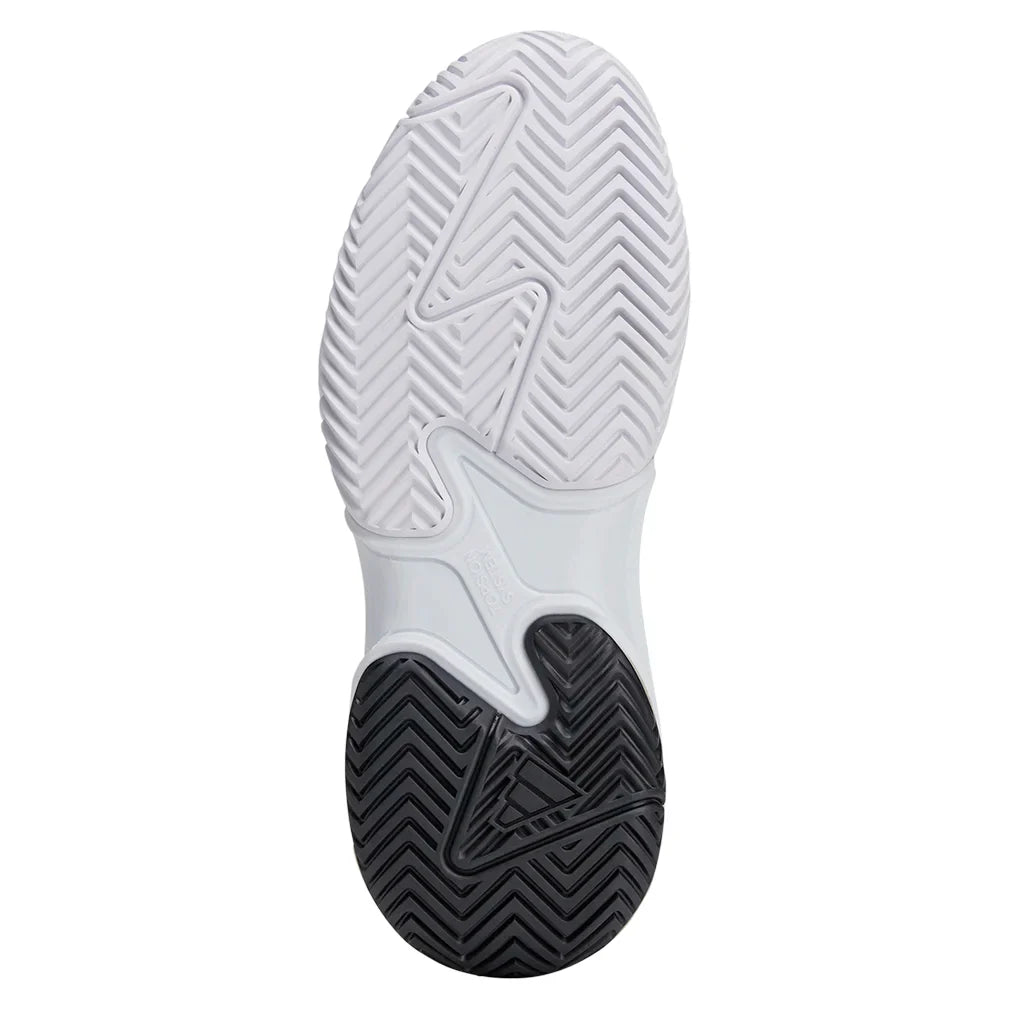 Women`s Stella McCartney Barricade Tennis Shoes Core Black and Silver Metallic Footwear Adidas