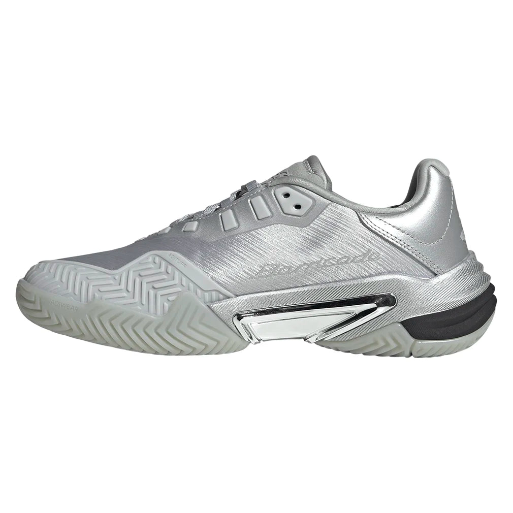 Women`s Barricade 13 SE Tennis Shoes Silver Metallic and Dash Grey Footwear Adidas