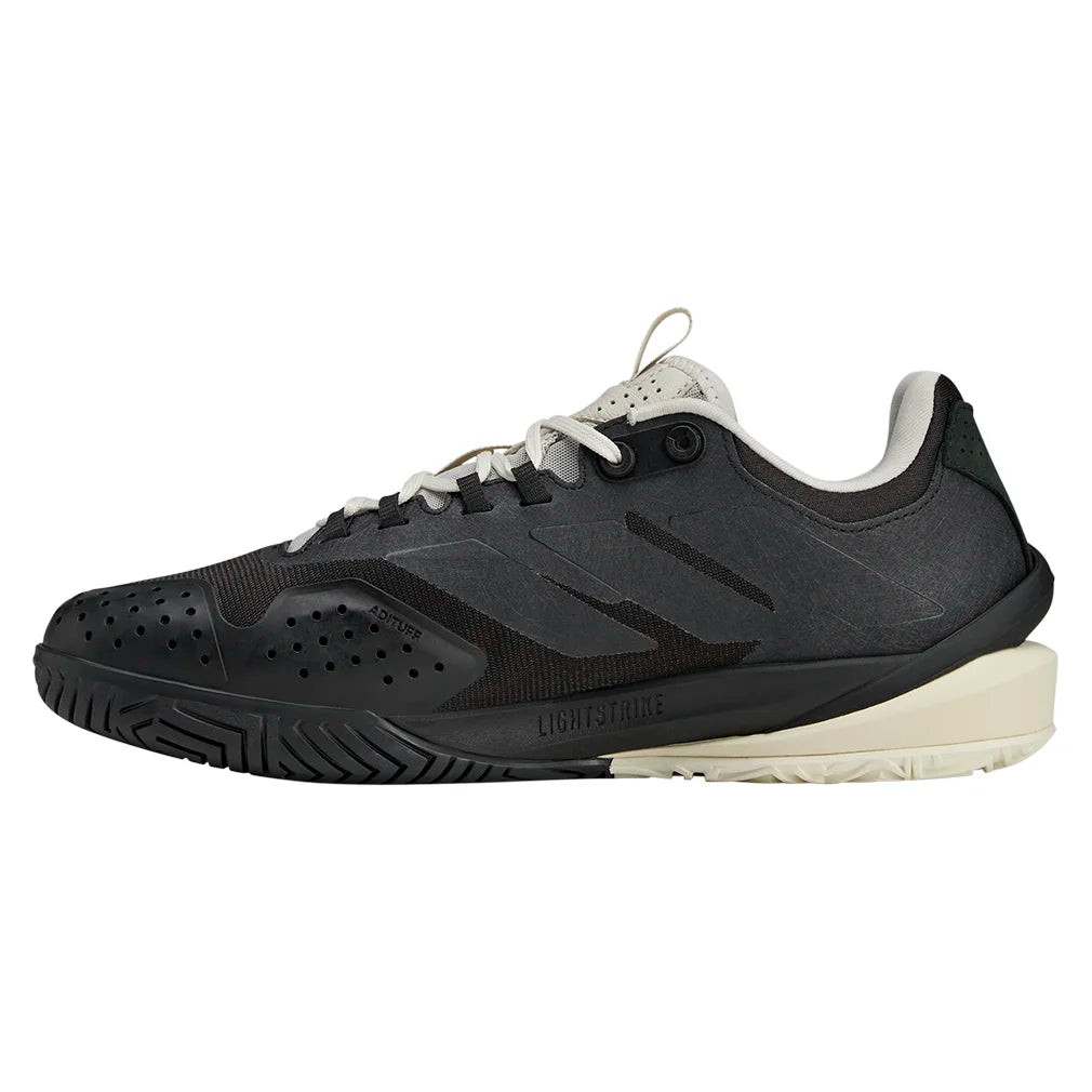 Men`s Y-3 adizero Cybersonic Tennis Shoes Black and Orbit Grey Footwear Adidas