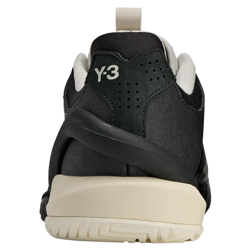 Men`s Y-3 adizero Cybersonic Tennis Shoes Black and Orbit Grey Footwear Adidas