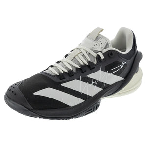 Men`s Y-3 adizero Cybersonic Tennis Shoes Black and Orbit Grey Footwear Adidas