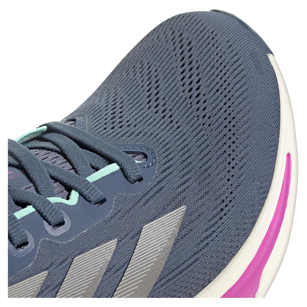 Women`s Supernova Rise 2 Running Shoes Preloved Ink and Matte Silver Footwear Adidas