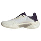 Women`s Barricade 13 Tennis Shoes Core White and Powder Plum Footwear Adidas
