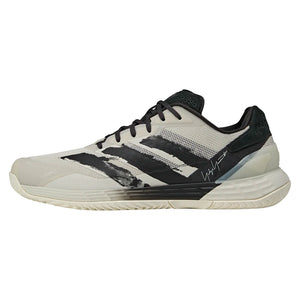 Men`s Y-3 Defiant Speed 2 Tennis Shoes Orbit Grey and Black Footwear Adidas
