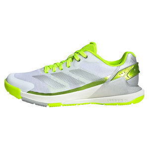 Women`s Crazyquick LS Padel Shoes Lucid Lemon and Silver Metallic Footwear Adidas