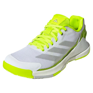Women`s Crazyquick LS Padel Shoes Lucid Lemon and Silver Metallic Footwear Adidas