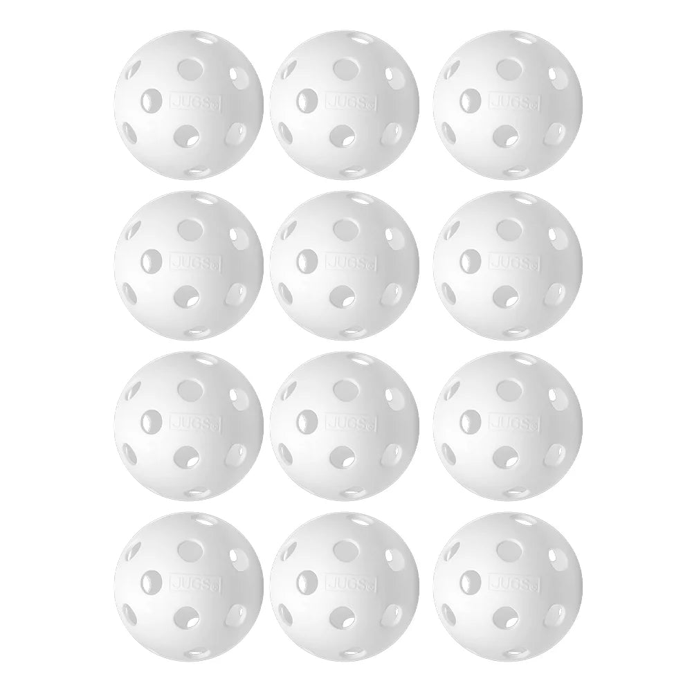 Indoor Pickleballs 12 Pack Balls Jugs