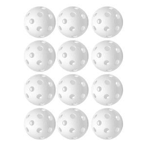 Indoor Pickleballs 12 Pack Balls Jugs