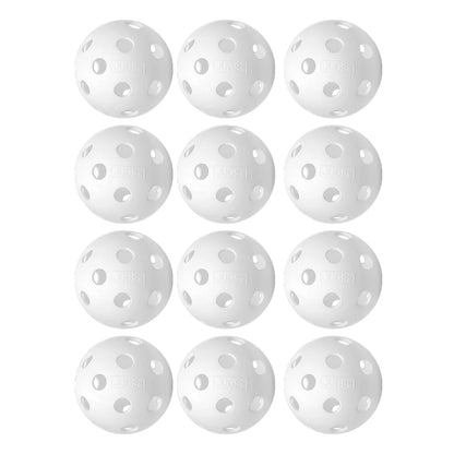 Indoor Pickleballs 12 Pack Balls Jugs