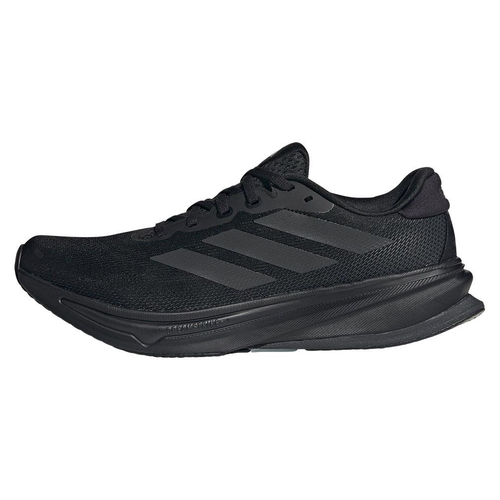 Men`s Supernova Rise 2 Running Shoes Core Black and Carbon Footwear Adidas