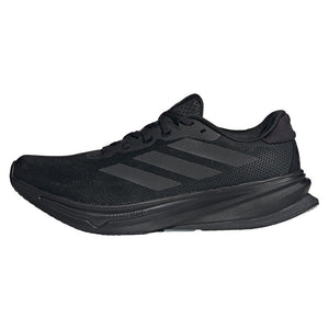 Men`s Supernova Rise 2 Running Shoes Core Black and Carbon Footwear Adidas