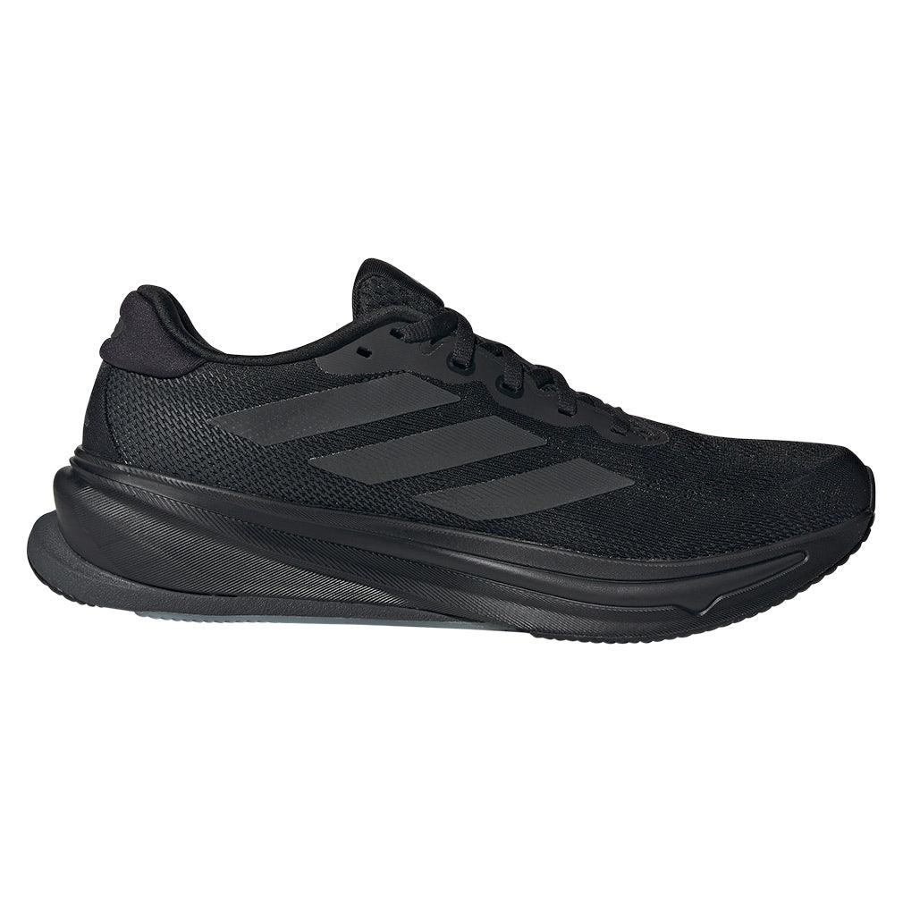 Men`s Supernova Rise 2 Running Shoes Core Black and Carbon Footwear Adidas