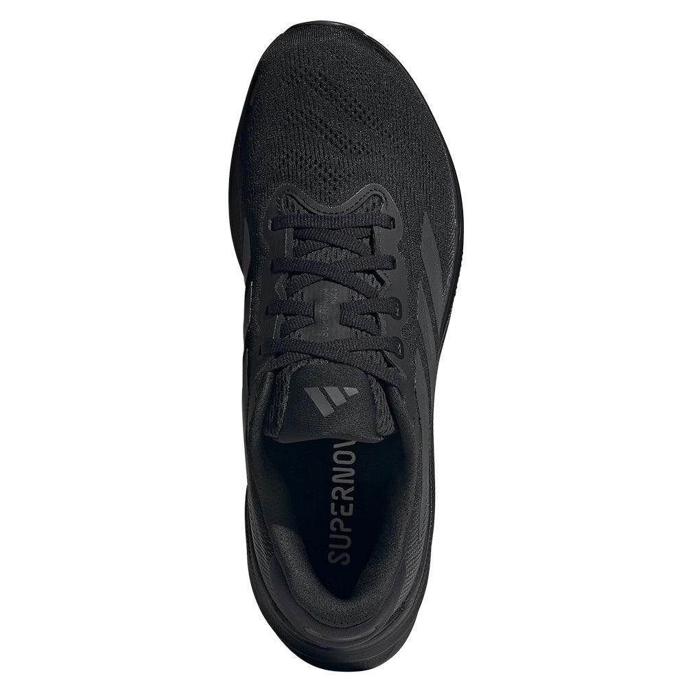 Men`s Supernova Rise 2 Running Shoes Core Black and Carbon Footwear Adidas