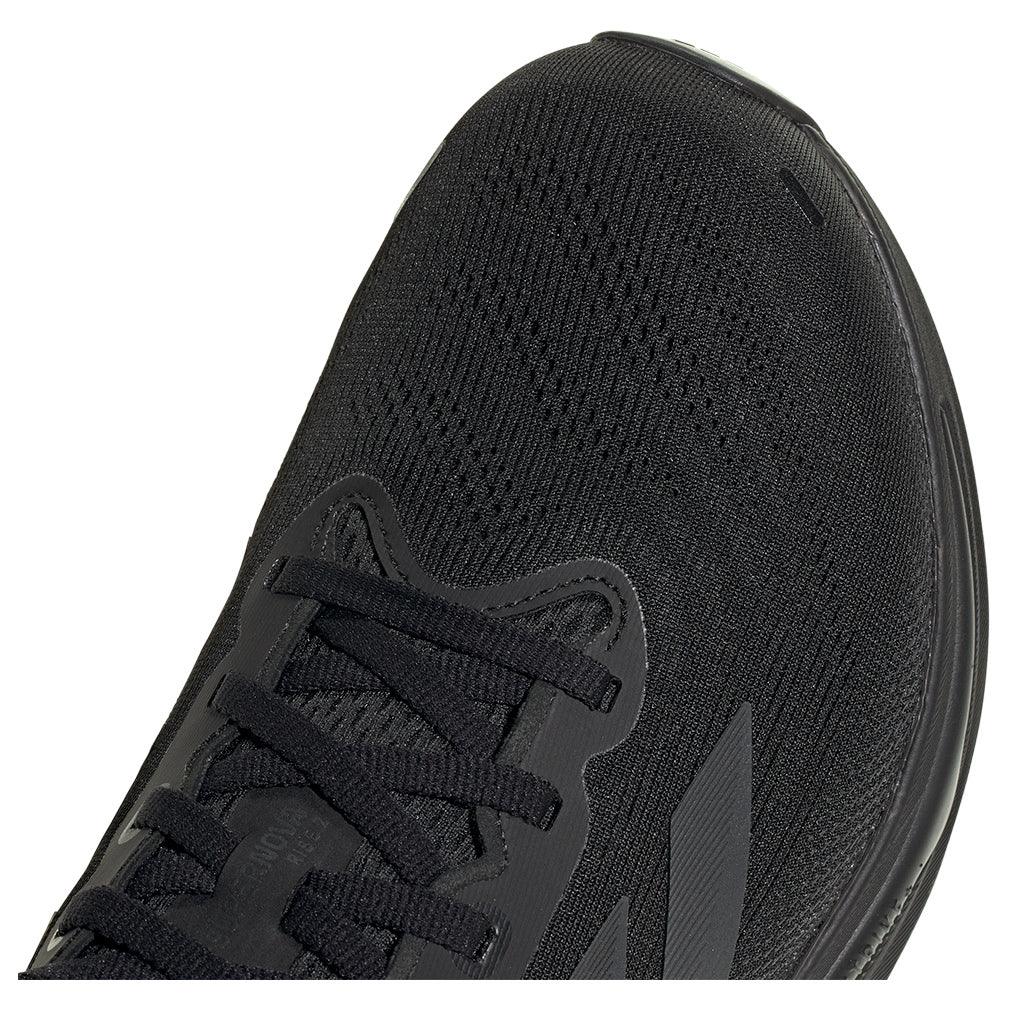 Men`s Supernova Rise 2 Running Shoes Core Black and Carbon Footwear Adidas
