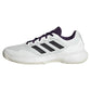 Men`s GameCourt 2 Tennis Shoes Core White and Aurora Plum Footwear Adidas
