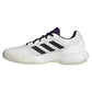 Men`s GameCourt 2 Tennis Shoes Core White and Aurora Plum Footwear Adidas