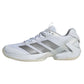 Women`s adizero Ubersonic 5 Clay Tennis Shoes Footwear White and Silver Metallic Footwear Adidas