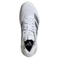 Women`s adizero Ubersonic 5 Clay Tennis Shoes Footwear White and Silver Metallic Footwear Adidas