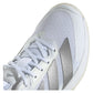 Women`s adizero Ubersonic 5 Clay Tennis Shoes Footwear White and Silver Metallic Footwear Adidas