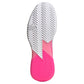 Women`s Defiant Speed 2 Tennis Shoes White and Lucid Pink Footwear Adidas