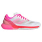 Women`s Defiant Speed 2 Tennis Shoes White and Lucid Pink Footwear Adidas