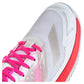 Women`s Defiant Speed 2 Tennis Shoes White and Lucid Pink Footwear Adidas