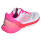 Women`s Defiant Speed 2 Tennis Shoes White and Lucid Pink Footwear Adidas